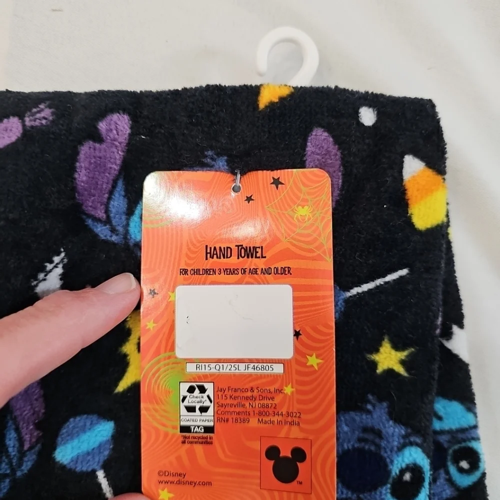 Disney Stitch Haoween Hand Towel